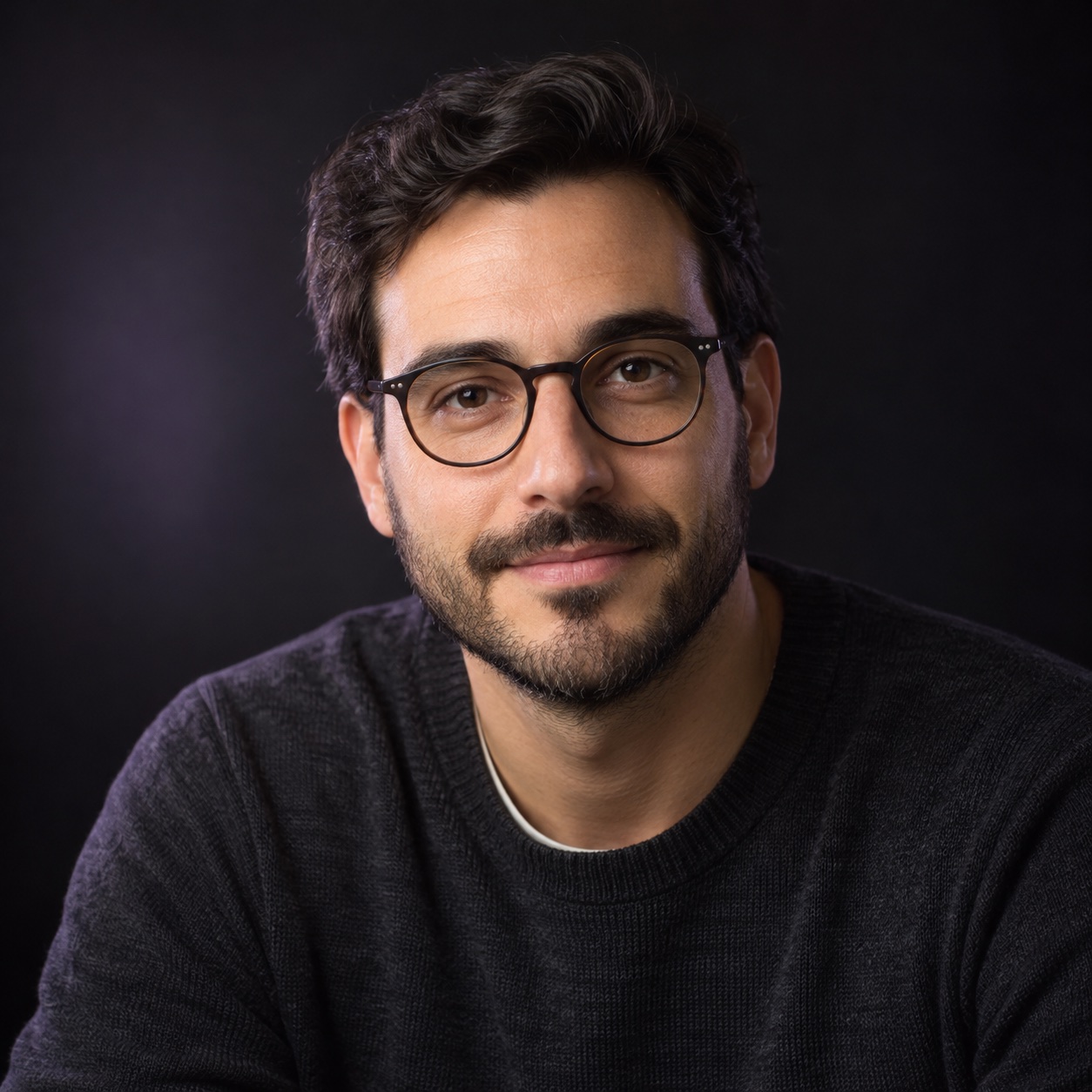 Retrato editorial de Javier Torres